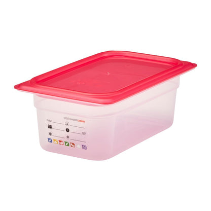 Bac en polypropylène Cambro Safetrak IML GN 1/4 100mm - Cambro - JN513