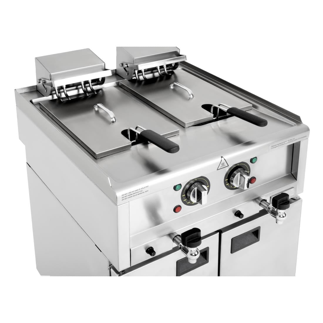Friteuse électrique double cuve Buffalo Série 600 2x 8L - Buffalo - SA782