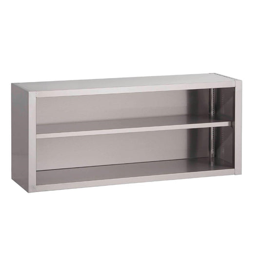 Placard ouvert mural inox Gastro M 800 x 400 x 400mm - Gastro M - GN175