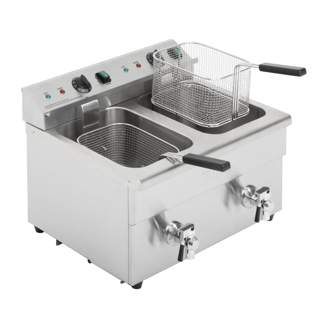 Friteuse induction double Buffalo 2 x 3 kW - Buffalo - CT012