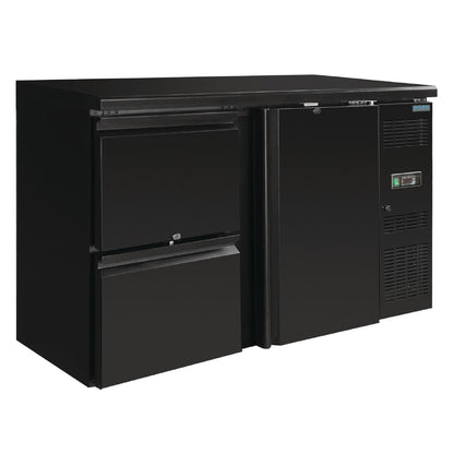 Arrière-bar Polar Série U 1 porte et 2 tiroirs - Polar - GL186