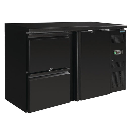 Arrière-bar Polar Série U 1 porte et 2 tiroirs - Polar - GL186