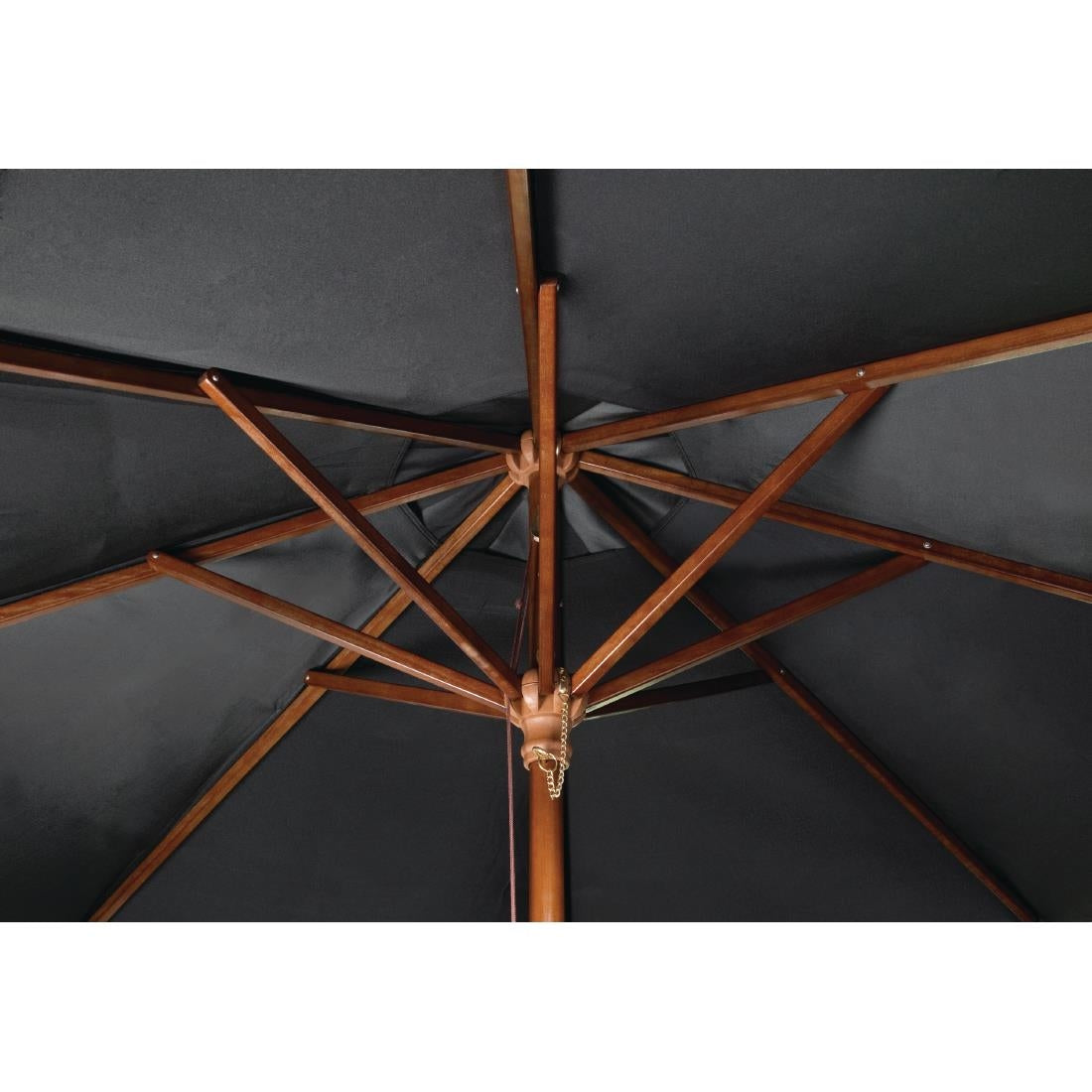 Parasol rond Bolero noir 3m - Bolero - CB517