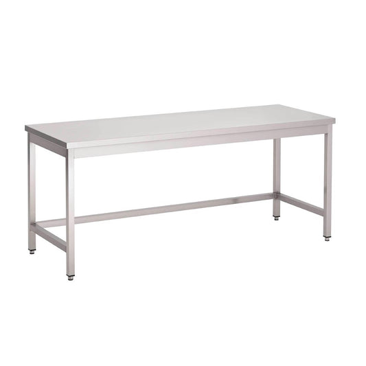 Table inox sans étagère basse Gastro M 1000 x 700 x 850mm - Gastro M - GN107
