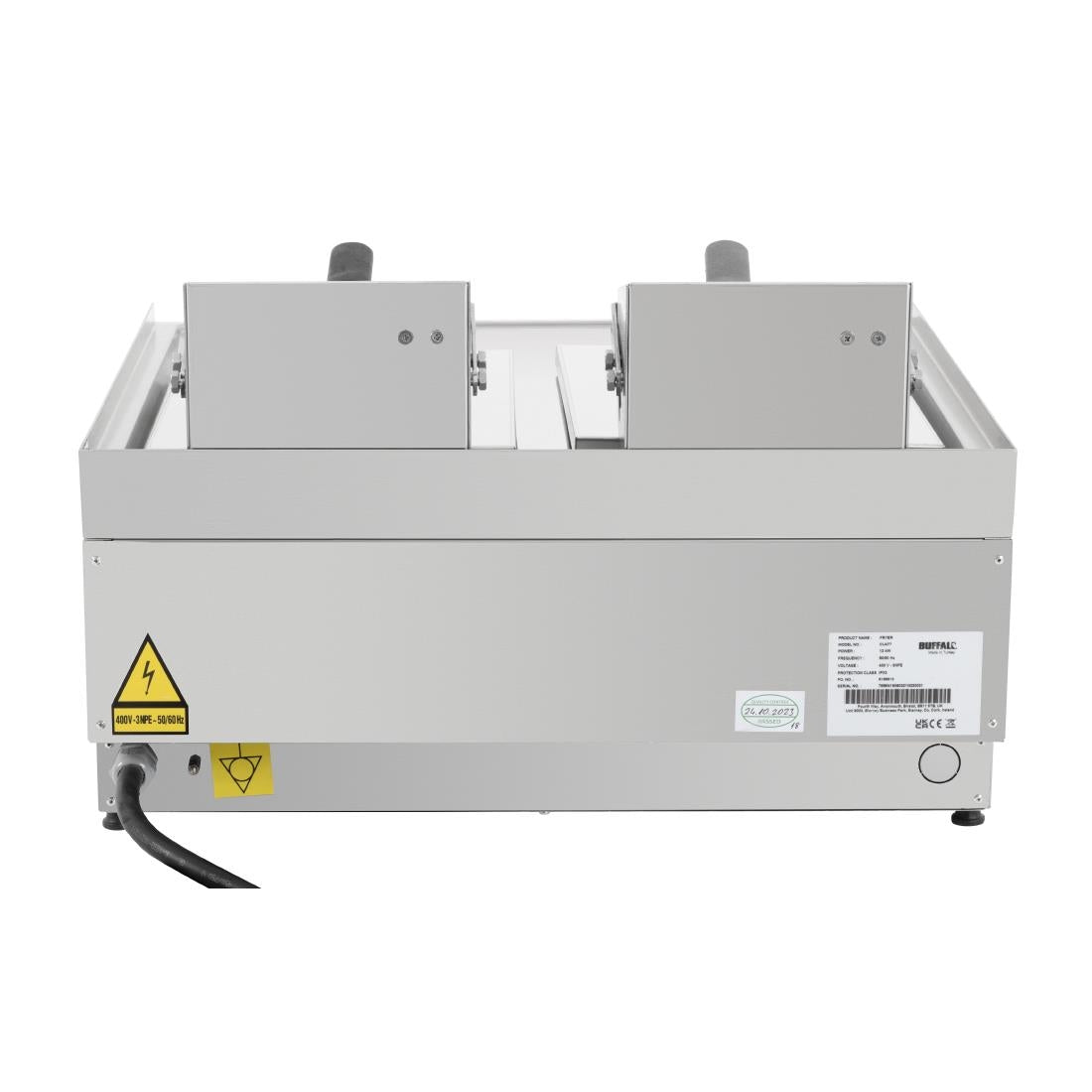 Friteuse électrique double Buffalo Série 600 2 x 8L - Buffalo - CU477