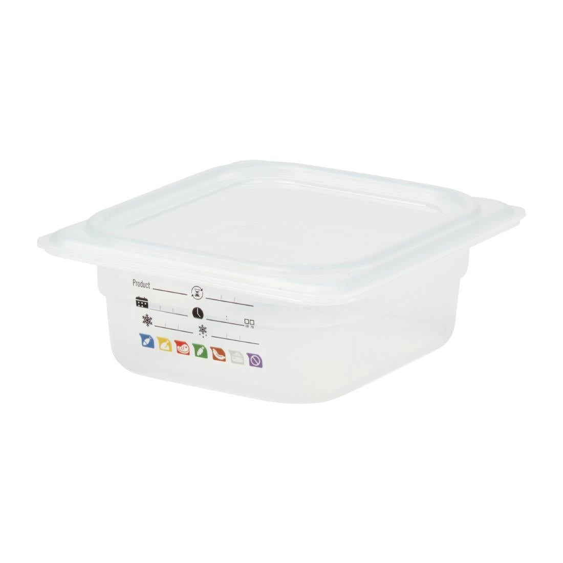 Bac en polypropylène Cambro Safetrak IML GN 1/6 65mm - Cambro - JN515