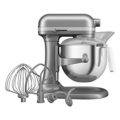 Robot pâtissier professionnel à bol relevable Kitchenaid 6,6 L gris argent 5KSM70JPXBCU - Kitchenaid - CX078