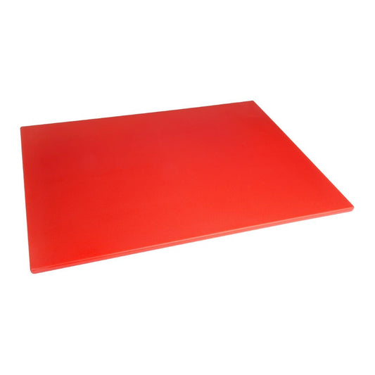 Grande planche à découper basse densité Hygiplas rouge - Hygiplas - HC877