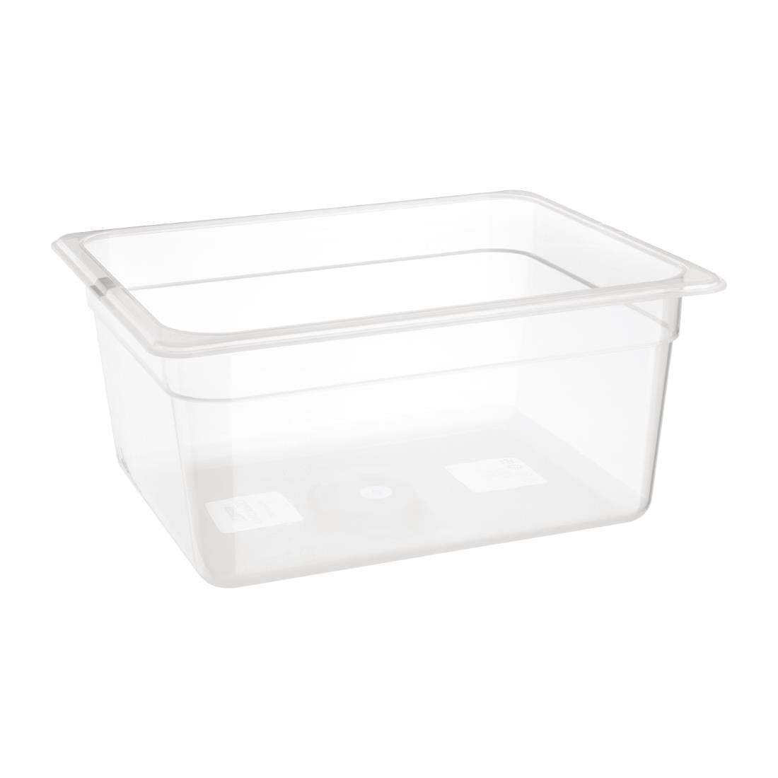 Bac en polypropylène GN 1/2 sans couvercle Nisbets Essentials 150mm - Nisbets Essentials - FA824