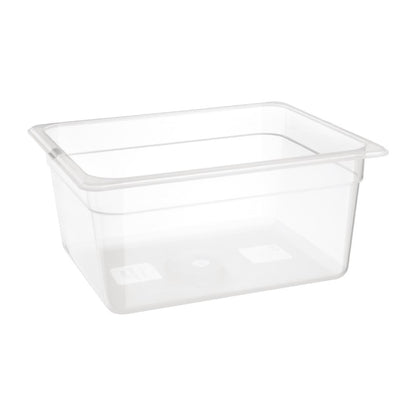 Bac en polypropylène GN 1/2 sans couvercle Nisbets Essentials 150mm - Nisbets Essentials - FA824