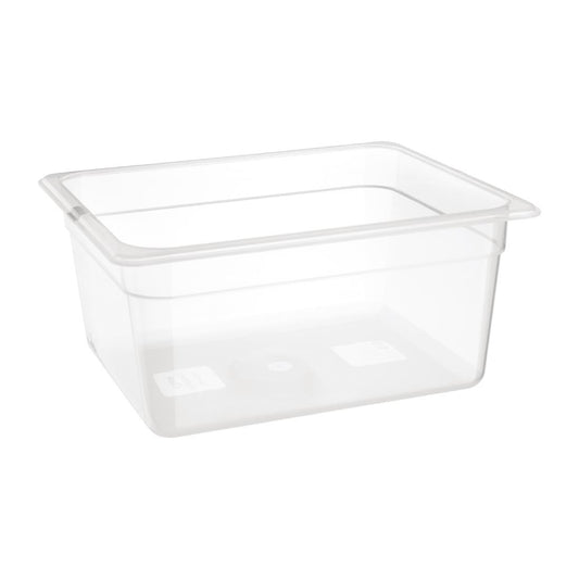 Bac en polypropylène GN 1/2 sans couvercle Nisbets Essentials 150mm - Nisbets Essentials - FA824