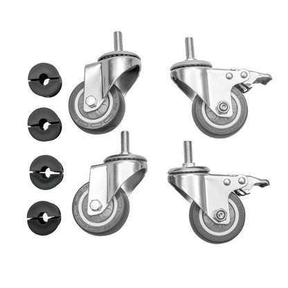 Roulettes pour tables inox Vogue (lot de 4) - Vogue - HC847