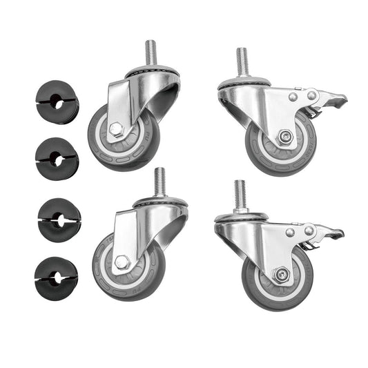 Roulettes pour tables inox Vogue (lot de 4) - Vogue - HC847