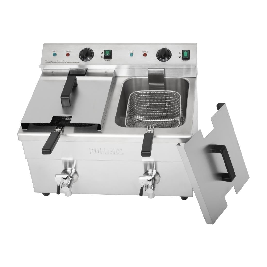 Friteuse induction double Buffalo 2 x 3 kW - Buffalo - CT012