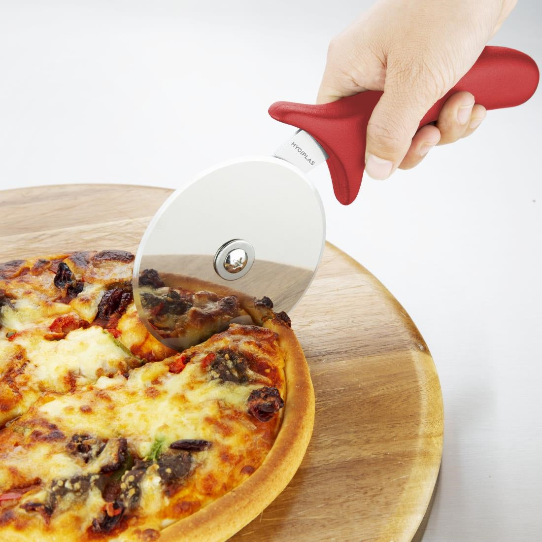 Roulette à pizza Hygiplas 102mm rouge - Hygiplas - CC407