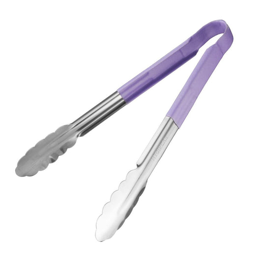 Pince de service code couleur Hygiplas 300mm violette - Hygiplas - HC852