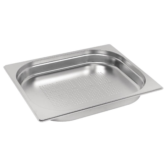Bac inox perforé GN 1/2 40mm Vogue - Vogue - E698