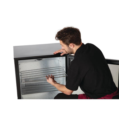 Arrière-bar une porte pivotante Polar Série G noir 128L - Polar - GL011