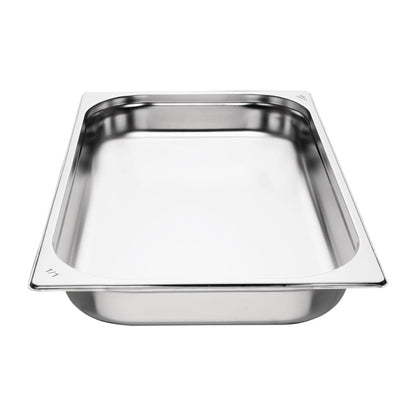 Bacs GN 1/1 inox 65mm Nisbets Essentials (lot de 3) - Nisbets Essentials - DB881