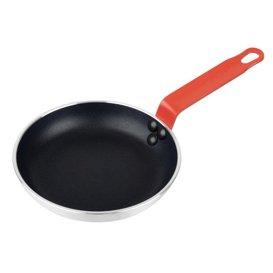 Poêle en aluminium antiadhésive Hygiplas Teflon Platinum Plus 200mm rouge - Hygiplas - HT964