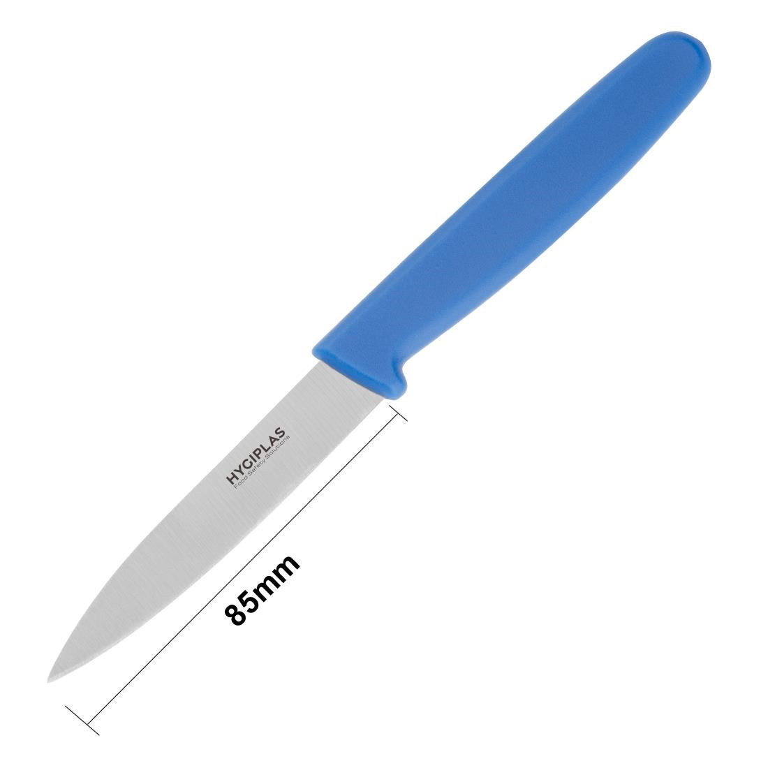 Couteau d'office Hygiplas bleu 75 mm - Hygiplas - C544