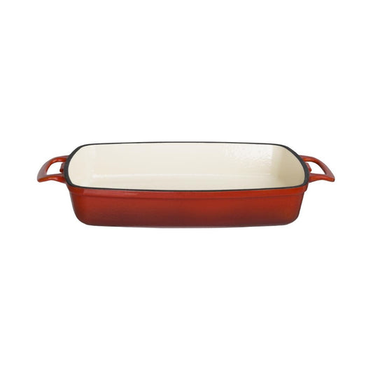 Plat en fonte rectangulaire Vogue rouge 2,8L - Vogue - GH320