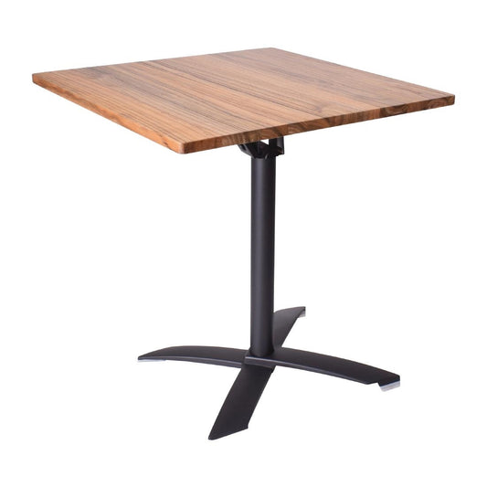 Table bistro pliante d'intérieur Helsinki 70x70cm - Mebu - FT986