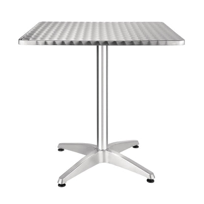Table bistro carrée Bolero acier inoxydable 700mm - Bolero - CG834