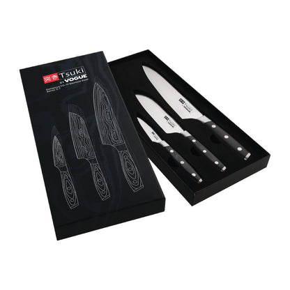 Coffret cadeau 3 couteaux Vogue Tsuki Series 7 - Vogue - CR403