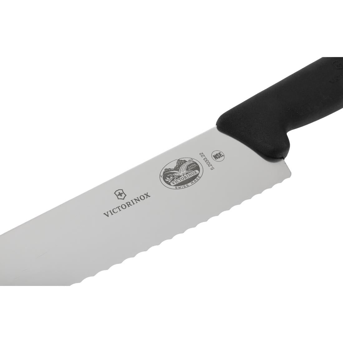Couteau de cuisine denté Fibrox Victorinox 220mm - Victorinox - CC266
