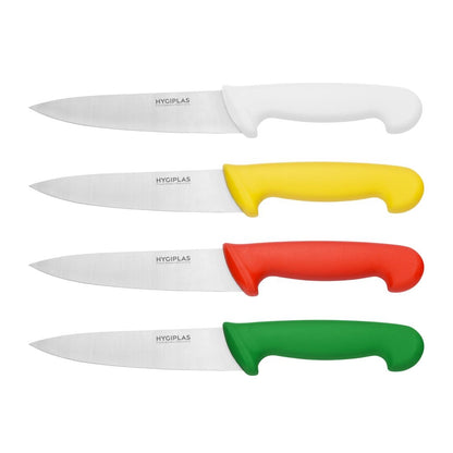 Couteau de cuisine Hygiplas vert 155mm - Hygiplas - C864