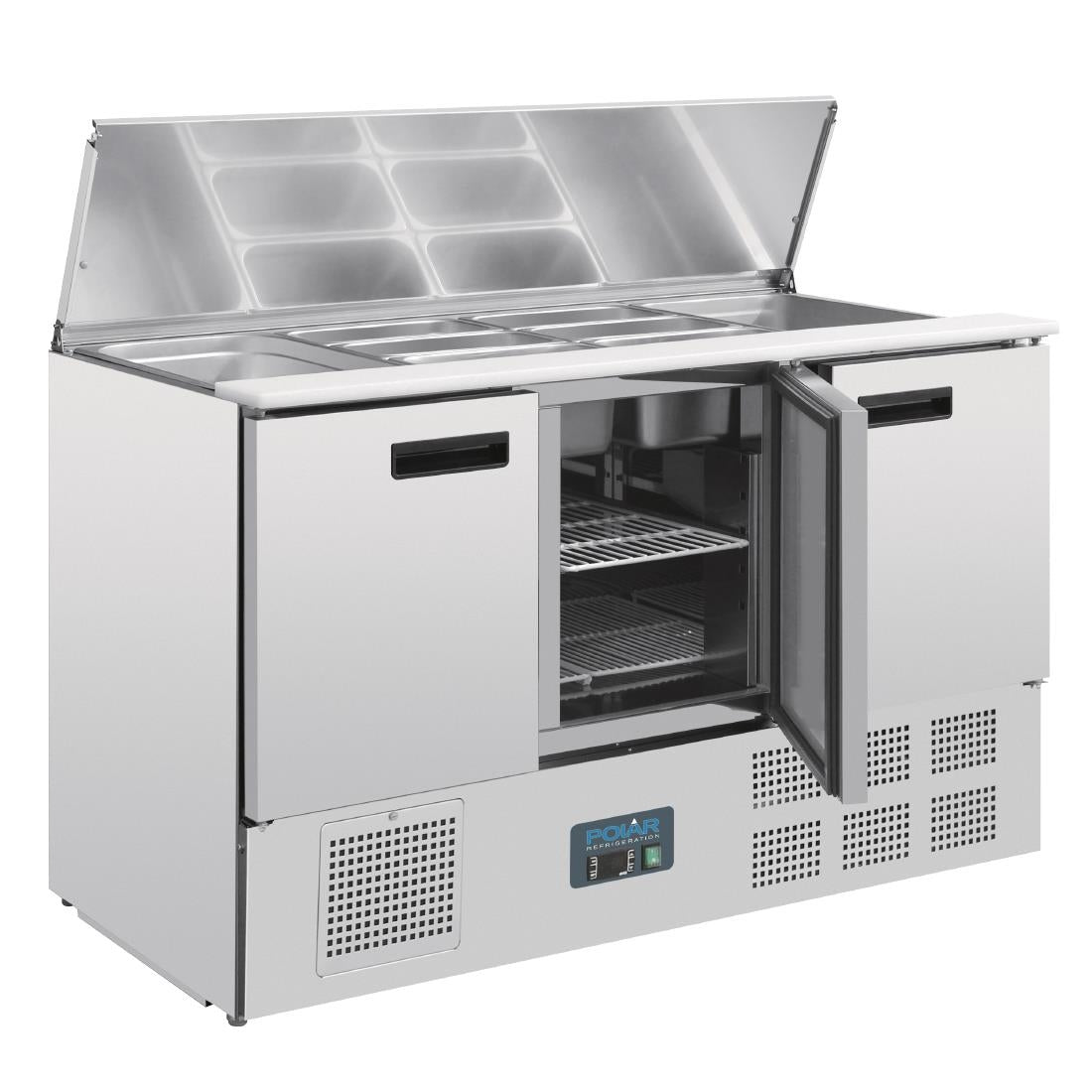 Comptoir à salade réfrigéré 368L Polar Série G - Polar - G607