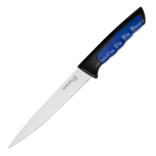 Couteau à filet Hygiplas Pro bleu 15 cm - Hygiplas - JD220