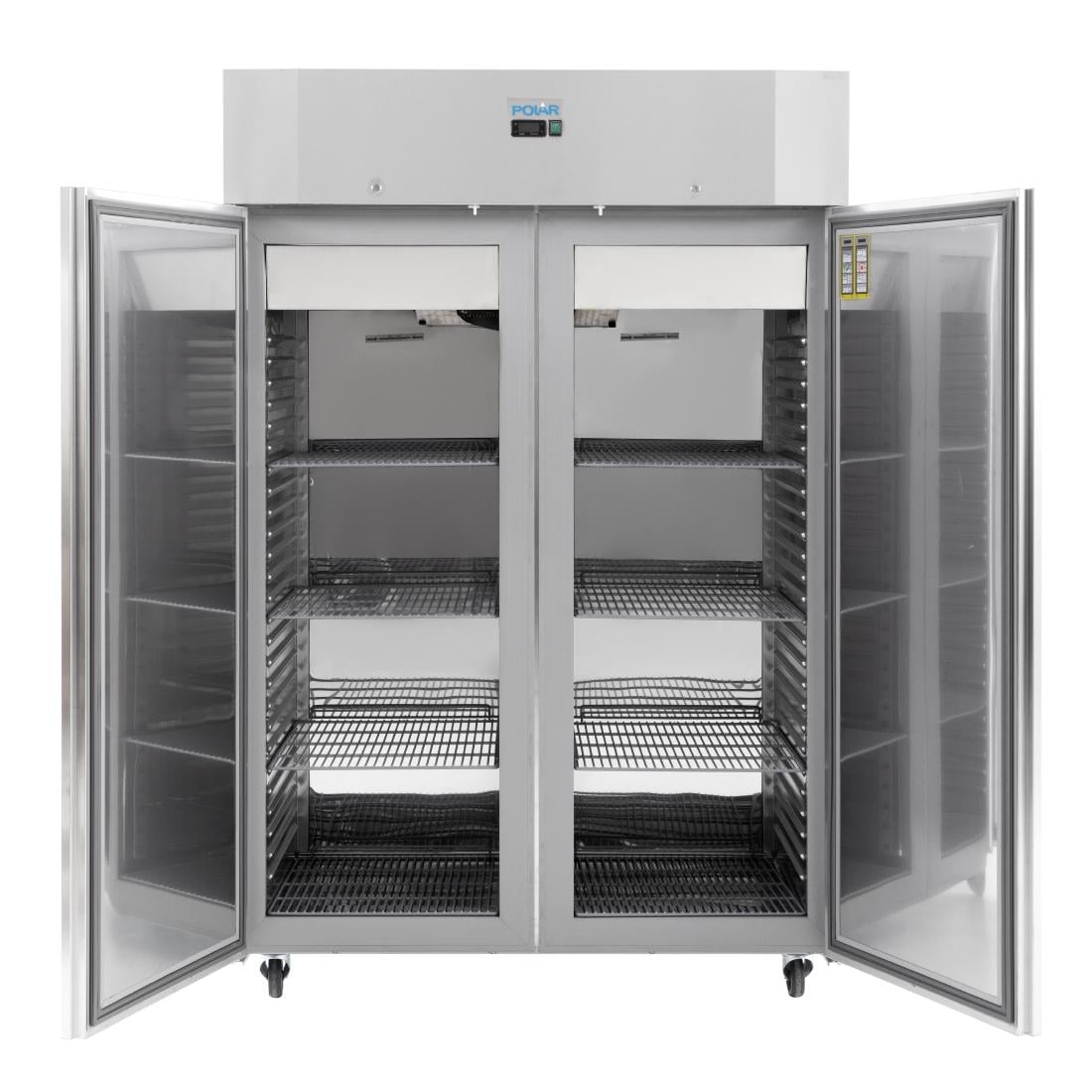 Armoire réfrigérée négative deux portes économe en énergie Polar Série U 1 400L - Polar - UA033