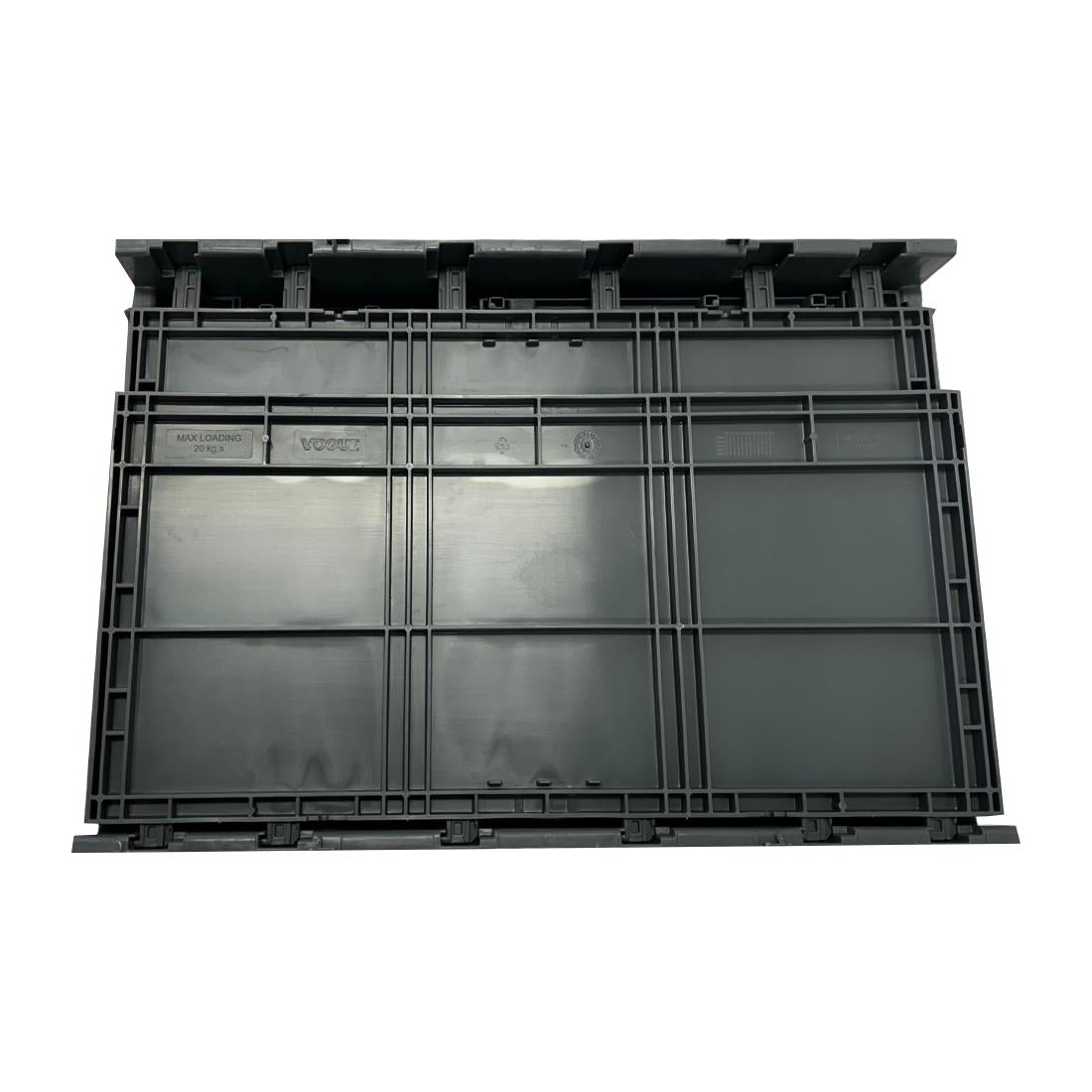 Caisse de transport/stockage pliante en plastique Vogue 594x396x353mm - Vogue - DX997
