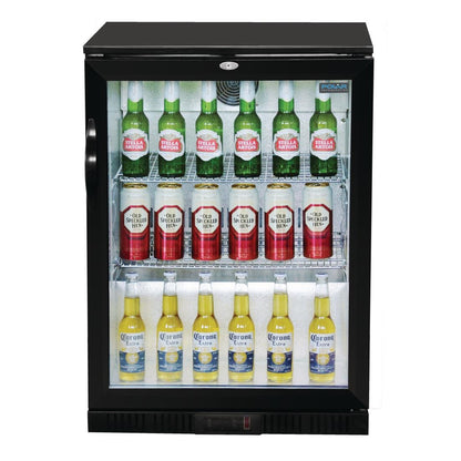 Arrière-bar une porte pivotante Polar Série G noir 138L - Polar - GL001