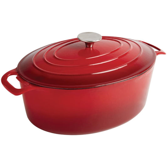 Cocotte ovale rouge Vogue 5L - Vogue - GH313