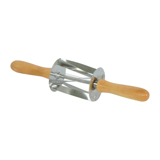 Rouleau à mini croissants en inox poignée bois Gobel Louis Tellier 345x75x75mm - Louis Tellier - HS516