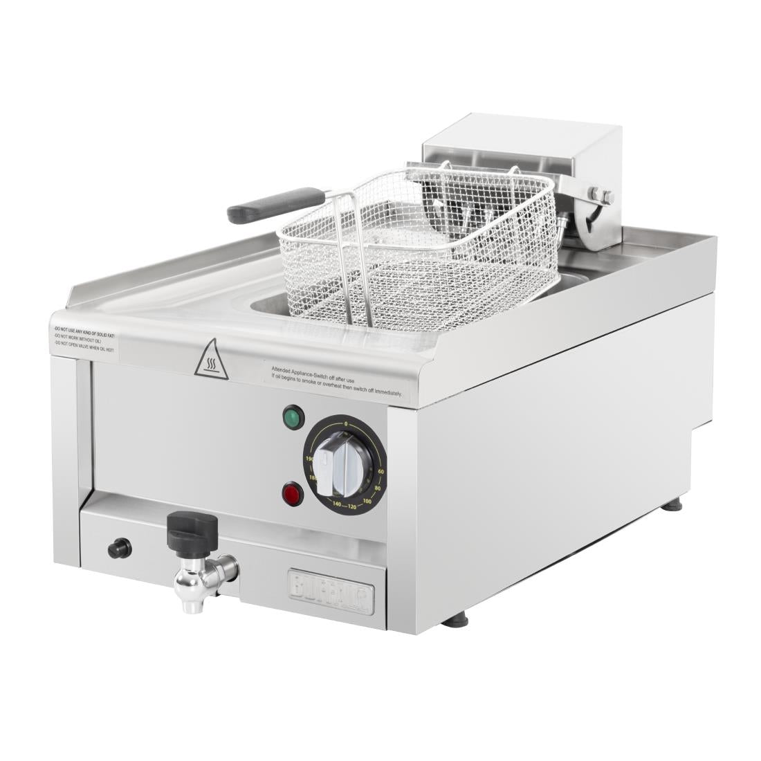 Friteuse électrique simple Buffalo Série 600 8L - Buffalo - CU476