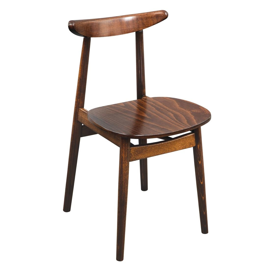 Chaises en bois courbé Fameg Cowhorn noyer naturel (lot de 2) - Fameg - CW008