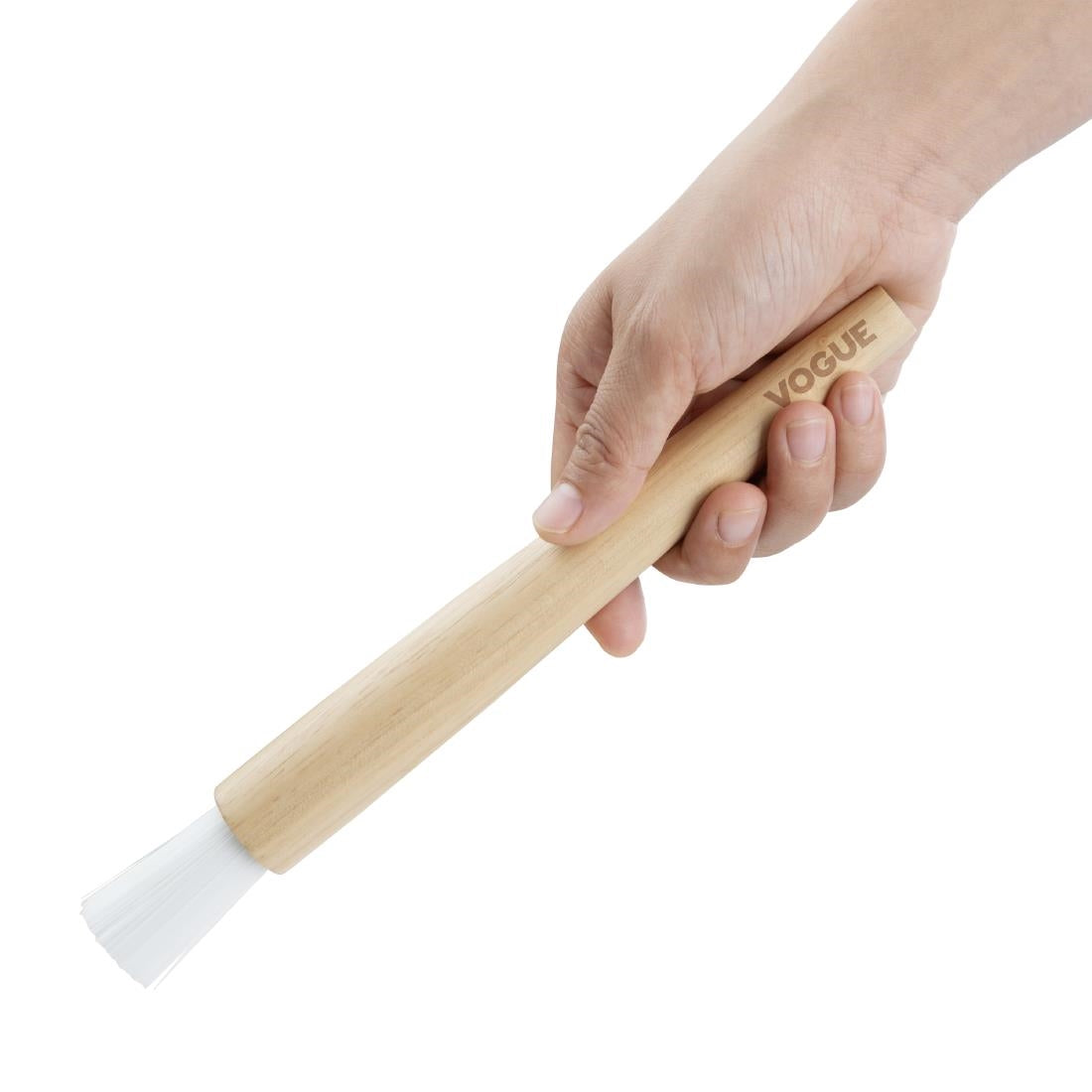 Pinceau à pâtisserie rond à manche en bois Vogue 25 mm - Vogue - JA524
