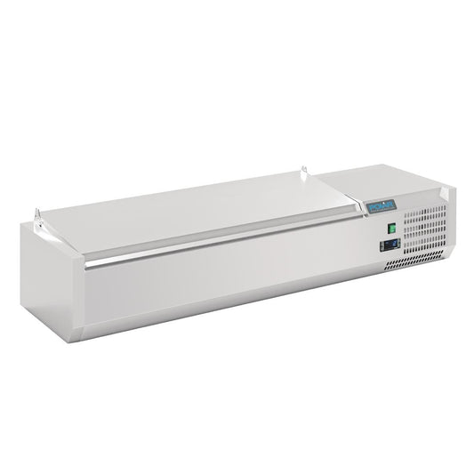 Saladette à poser avec couvercle Polar Série G 5x GN 1/4 - Polar - FA854