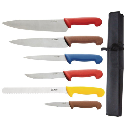 Ensemble de couteaux code couleur Hygiplas - Hygiplas - S088