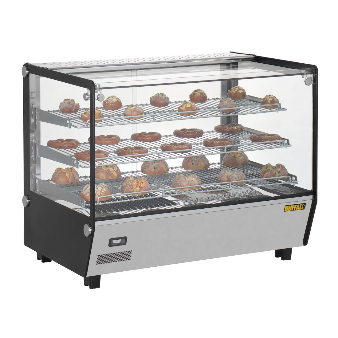 Vitrine chauffante de comptoir carrée Buffalo 160L - Buffalo - HW924