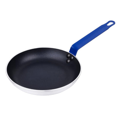 Poêle en aluminium antiadhésive Hygiplas Teflon Platinum Plus 240mm bleue - Hygiplas - HT971
