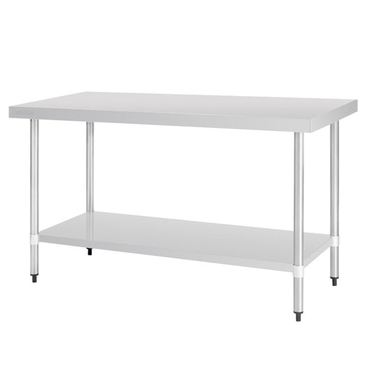 Table en acier inoxydable sans rebord Vogue 1500 x 700mm - Vogue - GJ503