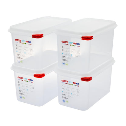 Boîte alimentaire GN 1/4 Araven 4,3L (lot de 4) - Araven - T985
