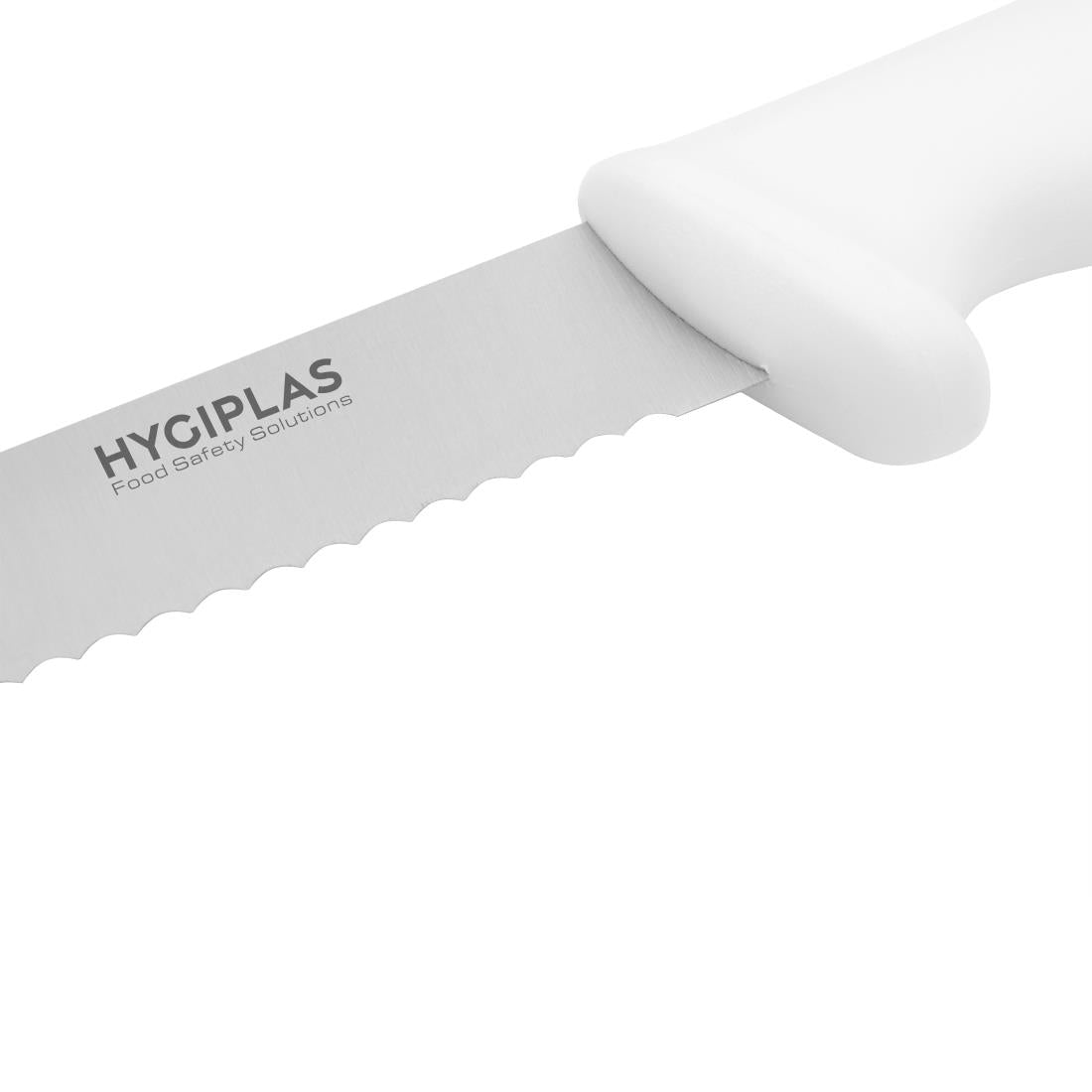 Couteau à pain Hygiplas blanc 203mm - Hygiplas - C882