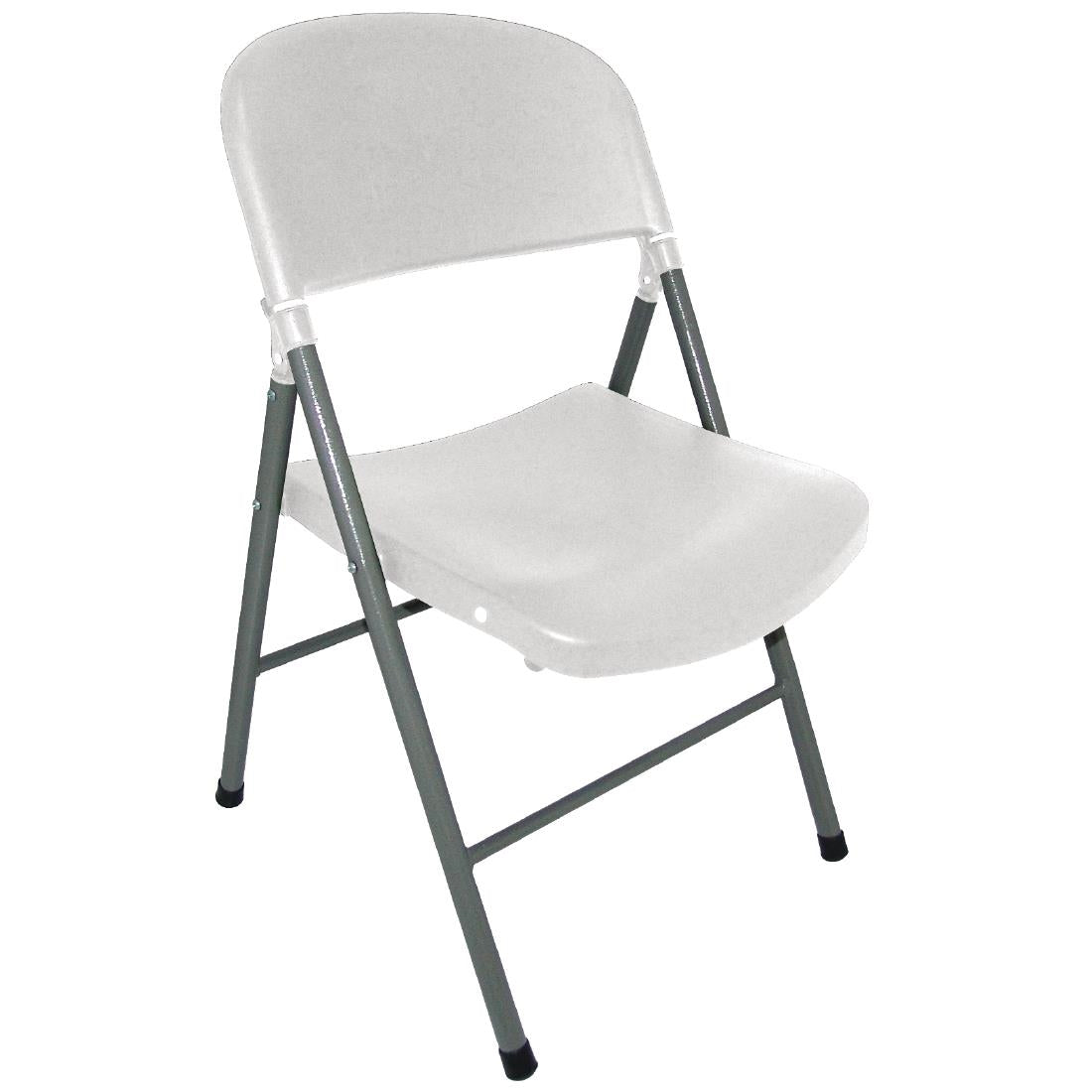 Chaises pliantes Bolero blanches (lot de 2) - Bolero - CE692
