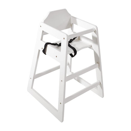 Chaise haute en bois blanche Bolero - Bolero - DL833